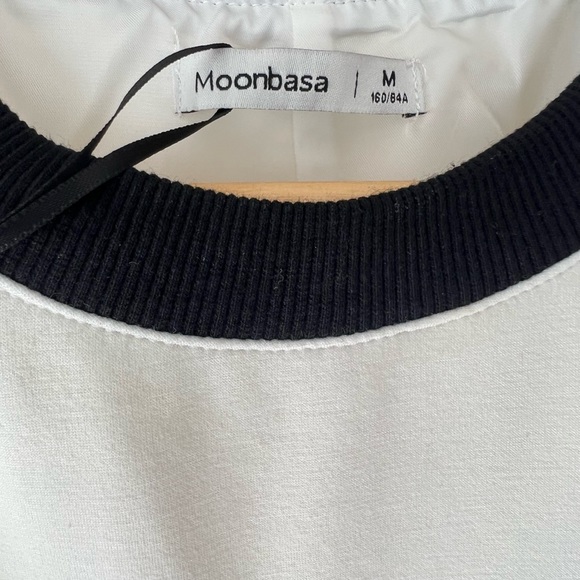 Black/white sleeveless mini dress. New with tags. - Picture 5 of 7